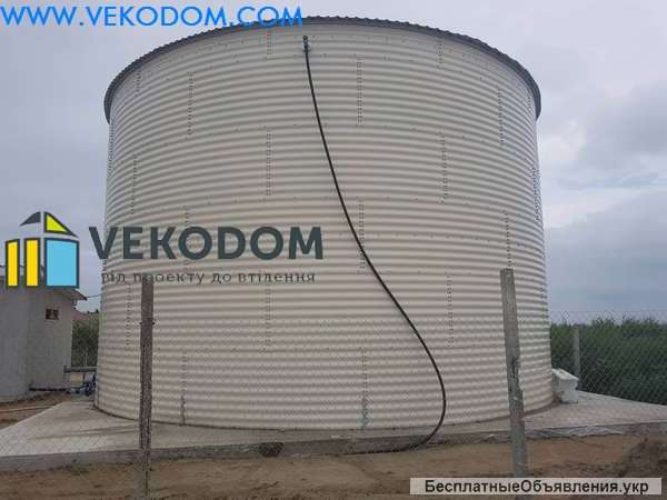 Типовой проект пожарных резервуаров 50 100 150 200 500 м3