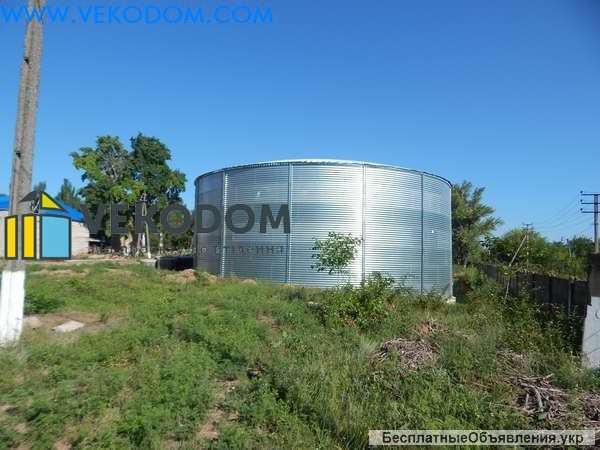 РВС размеры резервуара 5000 м3 чистой воды