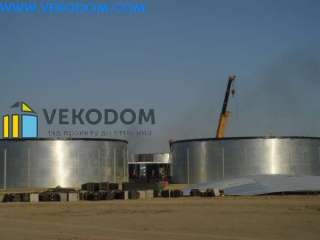 Стальной модульный резервуар рвс 5000 м3 пожарный