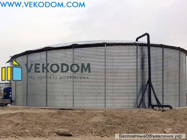 Резервуары стальные рвс 2000 м3 модульная емкость пожарная