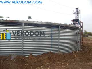 Резервуар емкость пожарный рвс 500 м3 вода цена