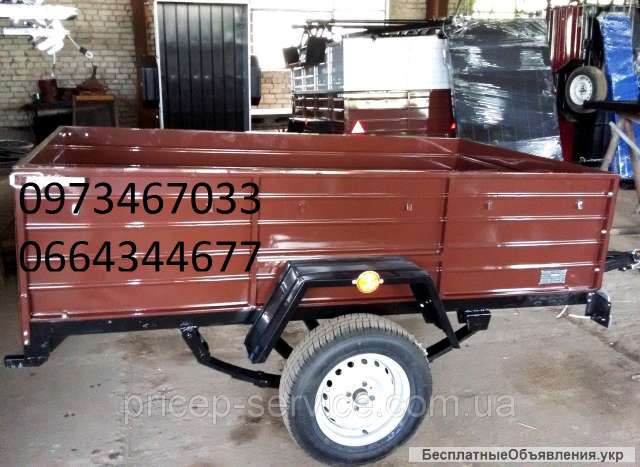 Одноосный прицеп с доставкой от производителя