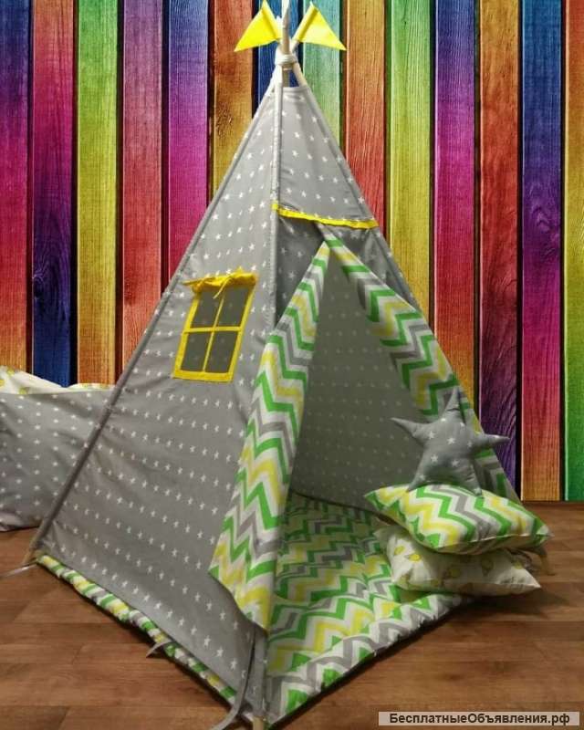 Детский вигвам - домик для детей - детский вигвам