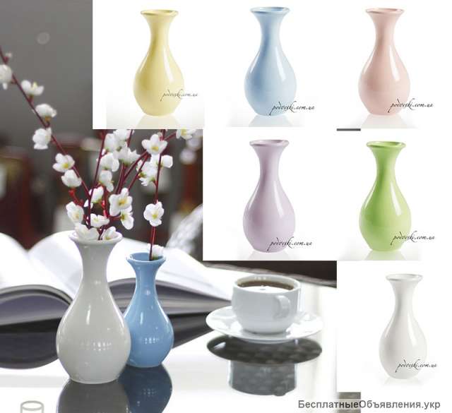 Акция Вазы для декора. Недорого. Со склад Киев, Днепр, Харьков, Одесса