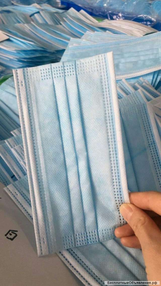 Маски одноразовые