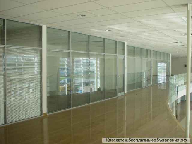 Офисные перегородки из стекла