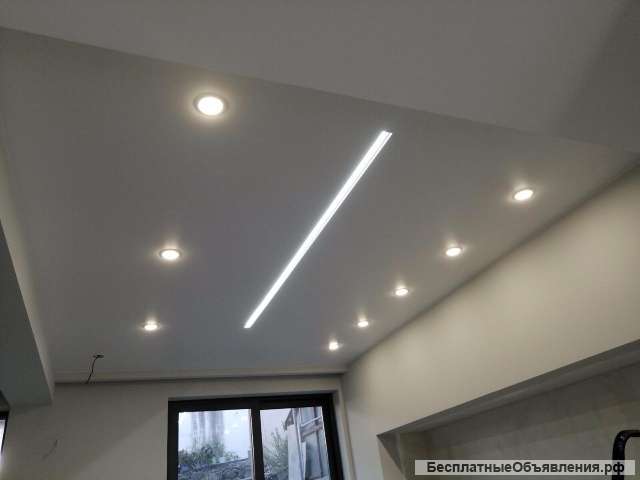 Натяжные потолки с установкой недорого Сочи, Адлер