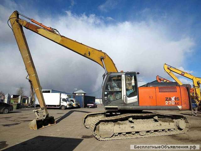 Длиннорукий экскаватор Hitachi 270, Long reach 19 м