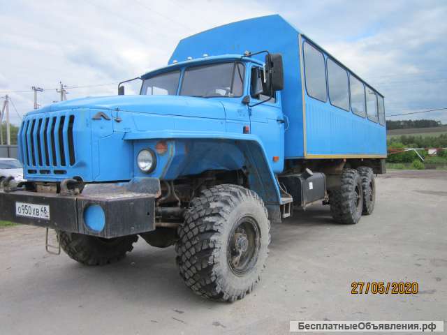 Автобус на базе урал 3255, 2002 г.в.