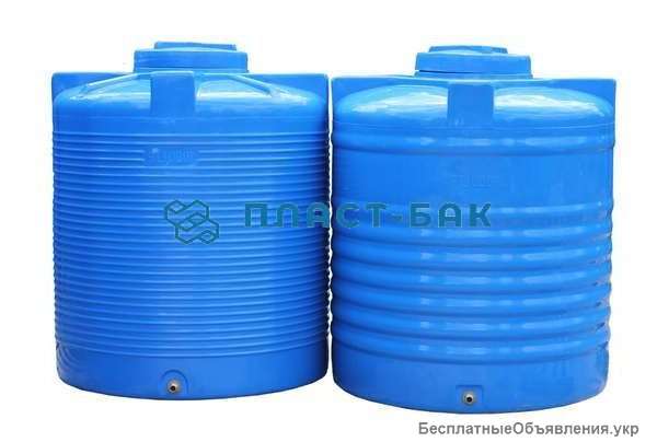 Емкости баки пищевые для воды пластиковые цена бу