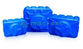 Плоские квадратные баки для хранения воды