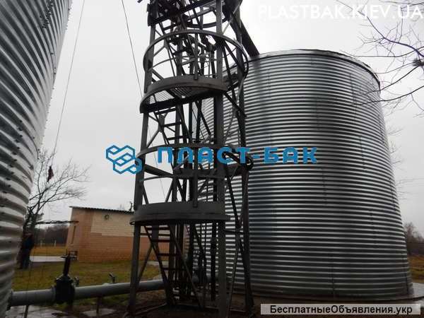 Резервуары пожарного запаса воды 200 м3