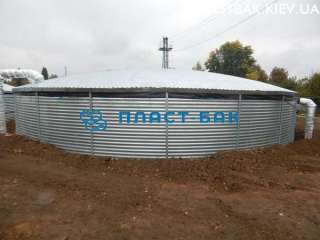 Резервуар для воды вертикальный стальной 1000