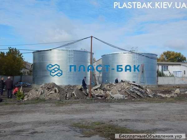 Резервуар емкость пожарный рвс 400 м3 вода цена