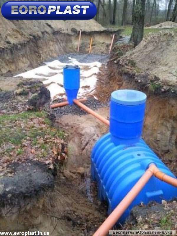 Пластиковые выгребные емкости септики для сточных вод