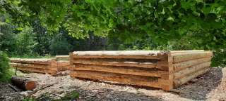 Рубим срубs для бань и беседок