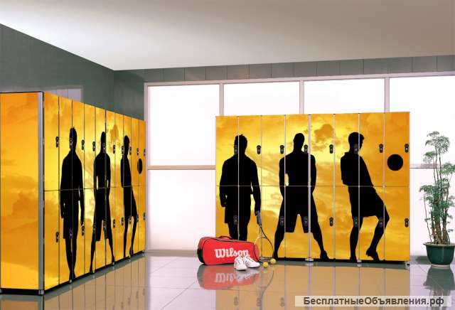 Спортивная мебель HPL для раздевалок и тренажерных залов, локеры шкафчики для отелей и персонала