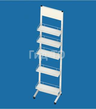 Торговая стойка для аэрозольных баллончиков 5 полок