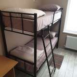 Кровати на металлокаркасе, двухъярусные, односпальные для хостелов, гостиниц, рабочих, баз отдыха