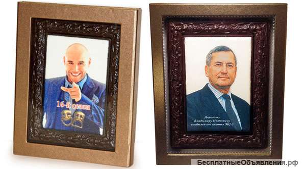 Фигурный шоколад — рамки и портреты из шоколада