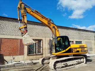 JCB JS 200 б/у экскаватор гусеничный (ковш, гидромолот)