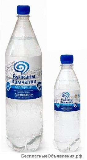 Артезианская вода "Вулканы Камчатки" газированная