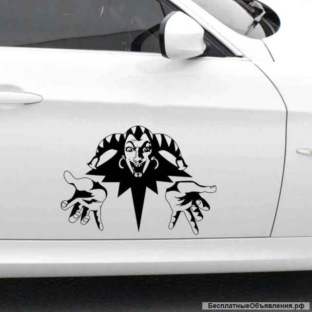 Наклейки на авто и катер. Плоттерная резка