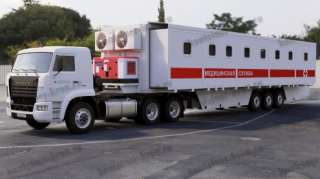 Медицинский операционный контейнер на шасси