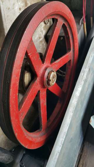 Шкив двухручьевой, диаметр 360 мм