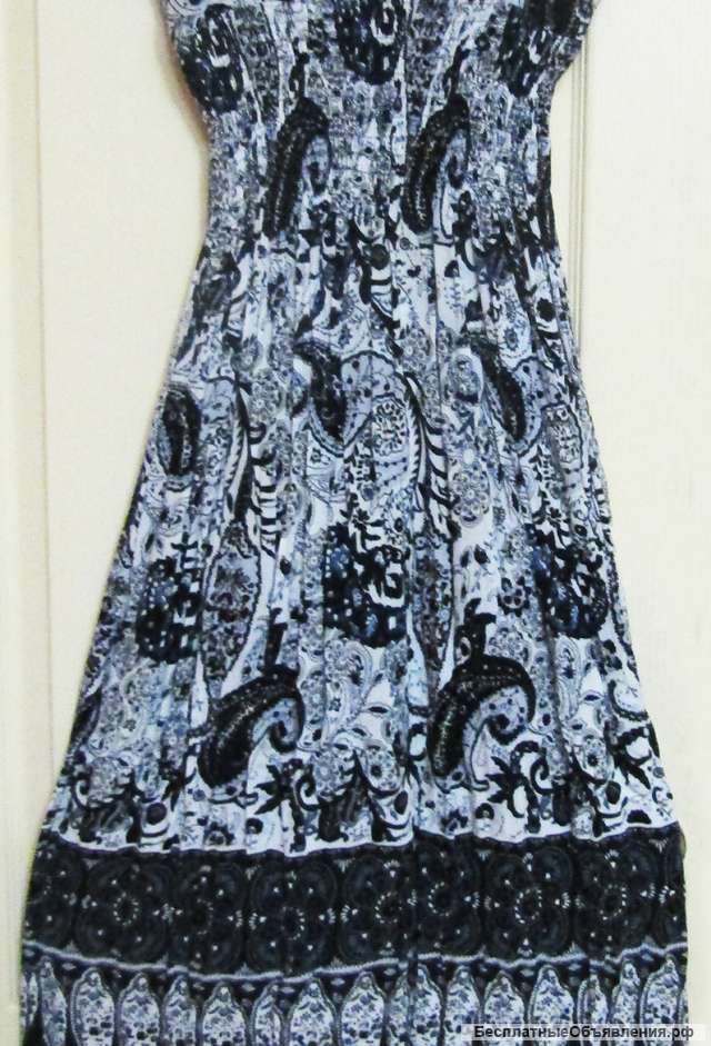 Платье из купонной ткани, размер 44-46