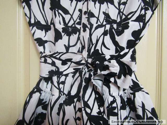 Платье коттоновое, размер S (42-44)