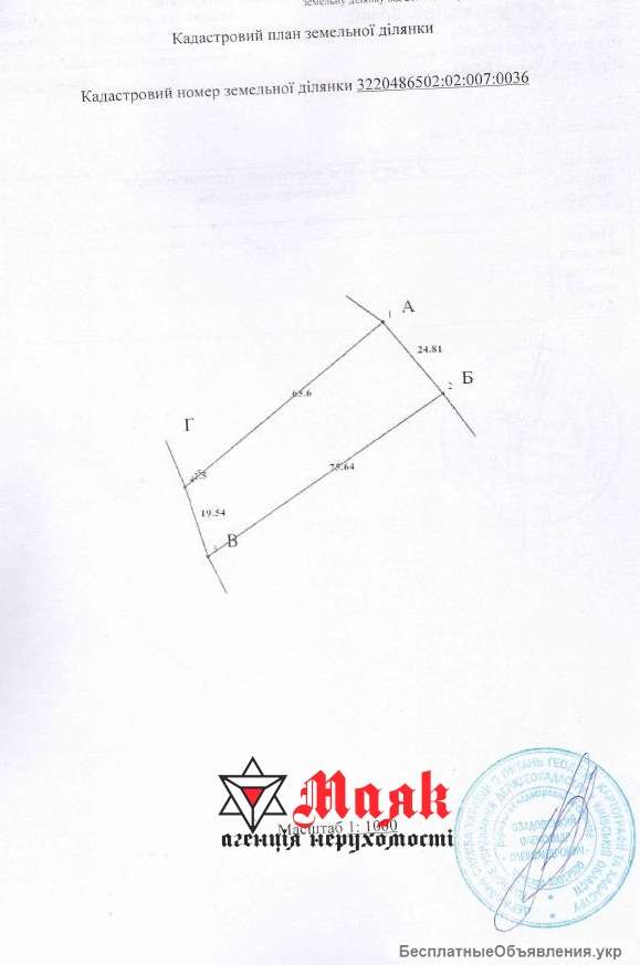 Участок под застройку в Чипелеевке