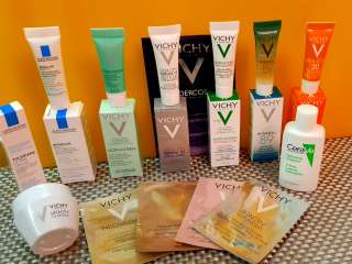 Миниатюры, пробники, крем, сыворотка Vichy, Laroshe-Pocay, СeraVE