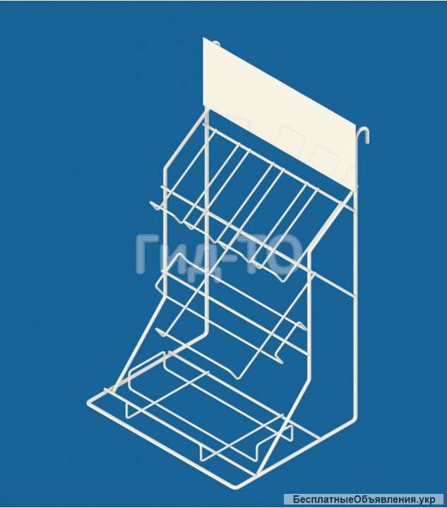 Полка сетчатая навесная универсальная 3 яруса