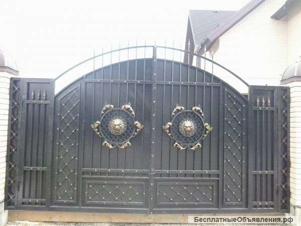 Ворота, забор, ограждение