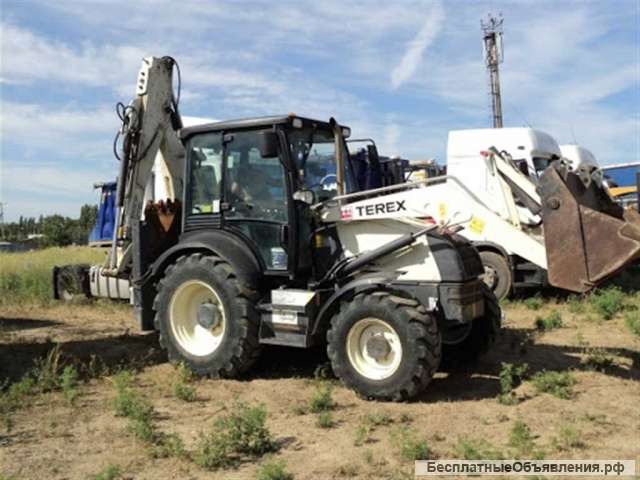 Аренда экскаватора-погрузчика terex