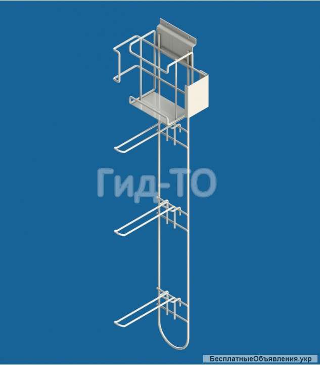 Дисплей при кассовый навесной с двойными крючками