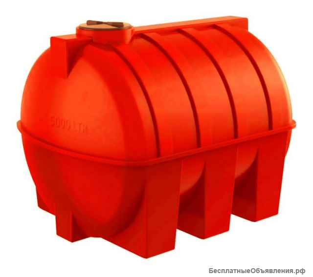 Горизонтальная цилиндрическая емкость 5000 литров