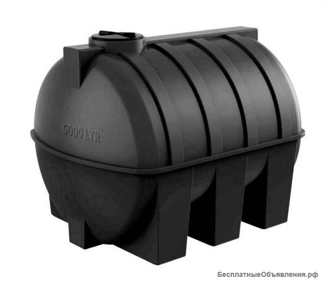 Горизонтальная цилиндрическая емкость 5000 литров
