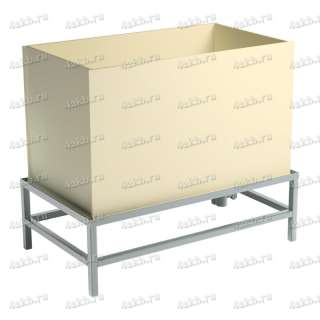 Ванна полипропиленовая для промывки АБ со сливом