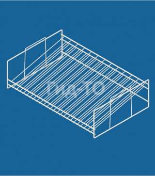 Дисплей-полка настольная сетчатая универсальная