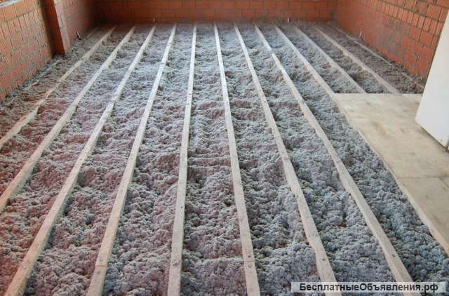 Бесшовный утеплитель эковата