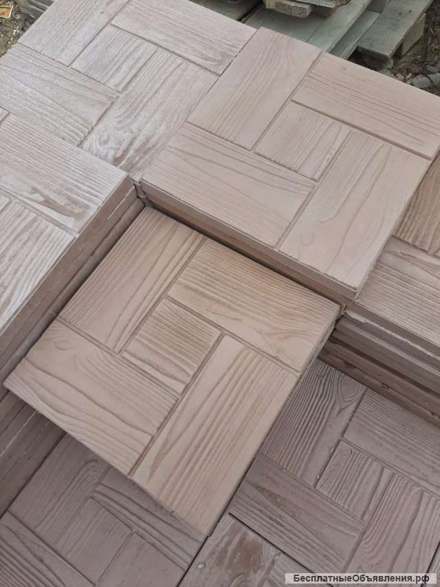 Тротуарная плитка (брусчатка) из бетона