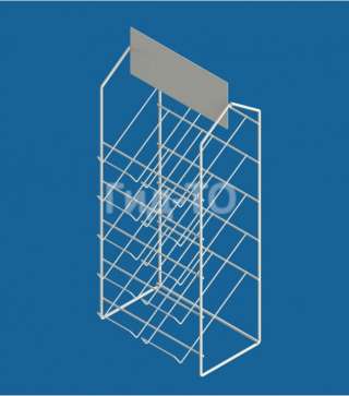 Торговый дисплей настольный сетчатый 5 ярусов