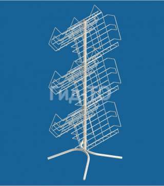 Стеллаж-стойка под журналы 3 яруса