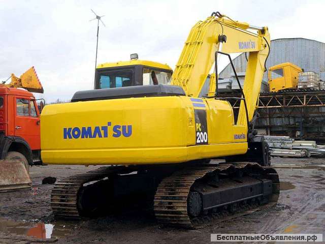 Гусеничный экскаватор Komatsu PC200-7, 2004 г