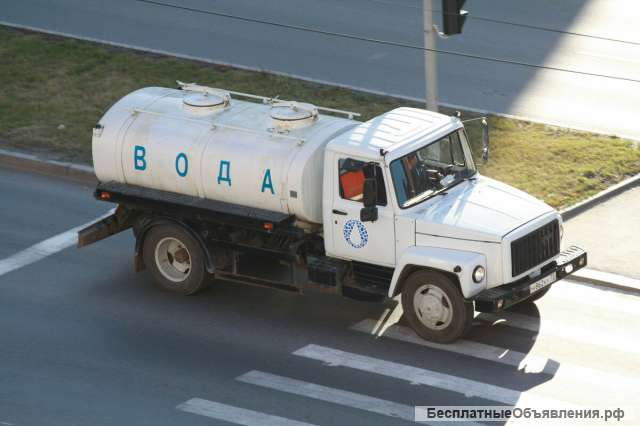 Доставка воды водовозом, 6 кубов