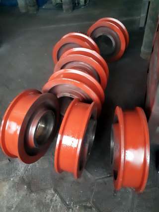 Ремонт и наплавка крановых колес