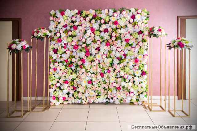 Оформление свадебного зала. Свадебный декор.