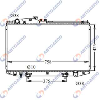 Радиатор охлаждения двигателя LEXUS LS430 2000-2006